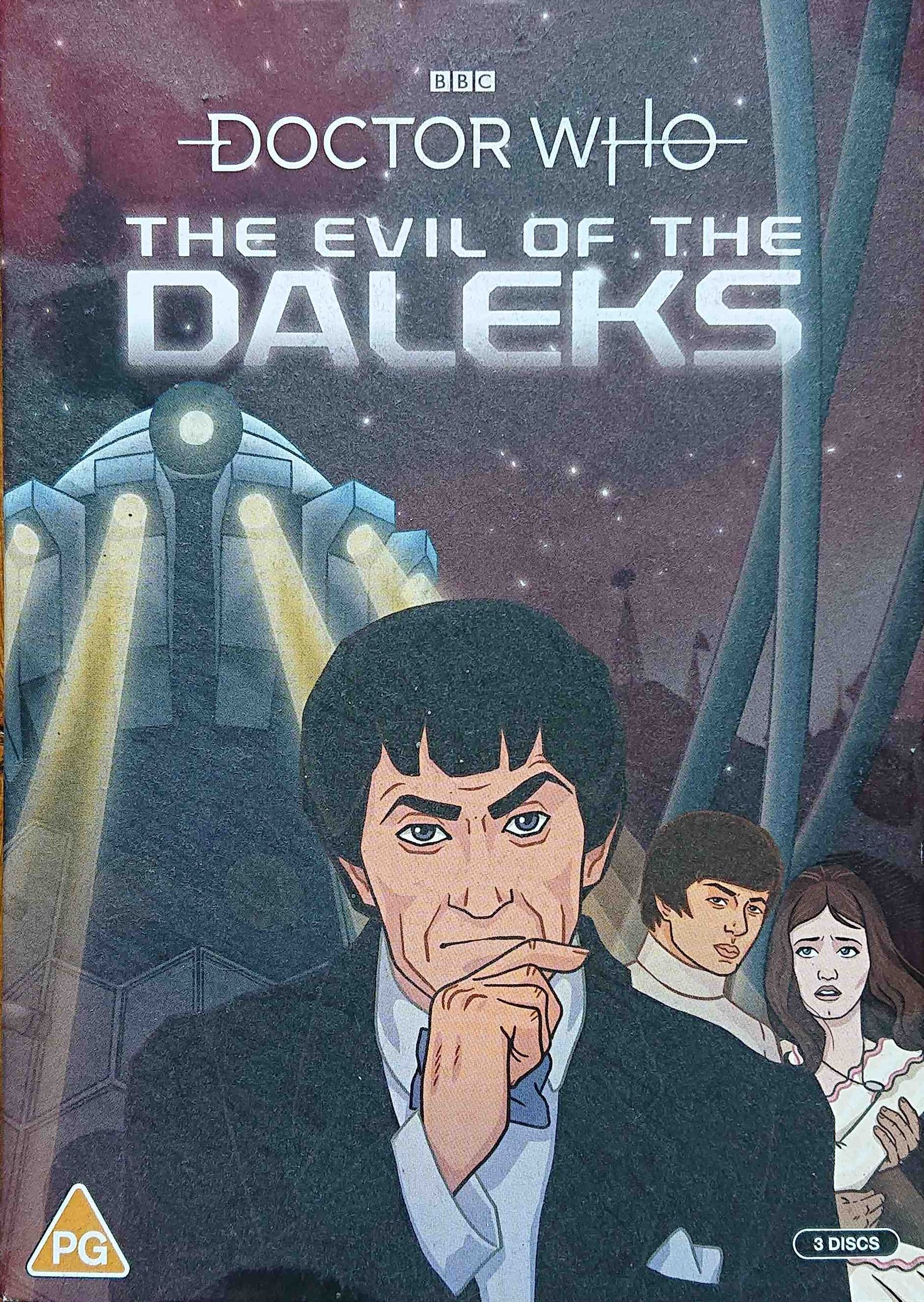 Picture of BBCDVD 4473 Doctor Who - The evil of the Daleks by artist David Whitaker from the BBC records and Tapes library